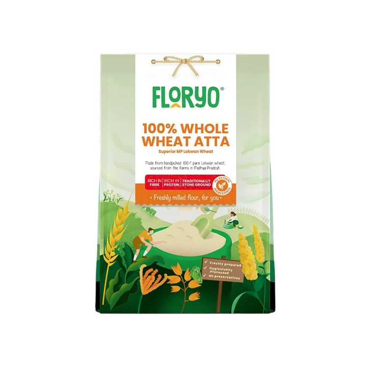 Floryo 100% Whole Wheat Lokwan Atta