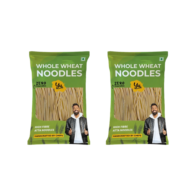 Yu 100% Whole Wheat Noodles - Pack of 2