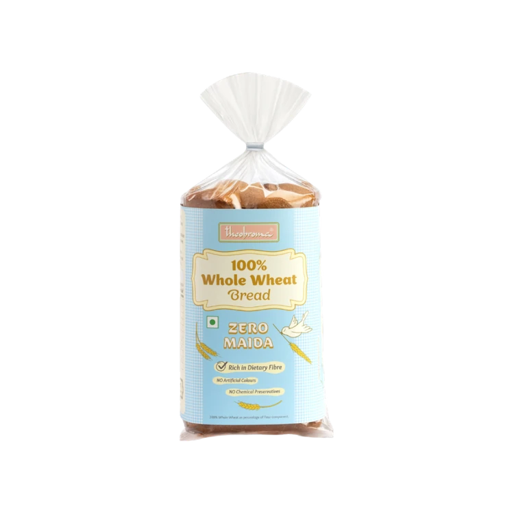 Theobroma Zero Maida Whole Wheat Bread