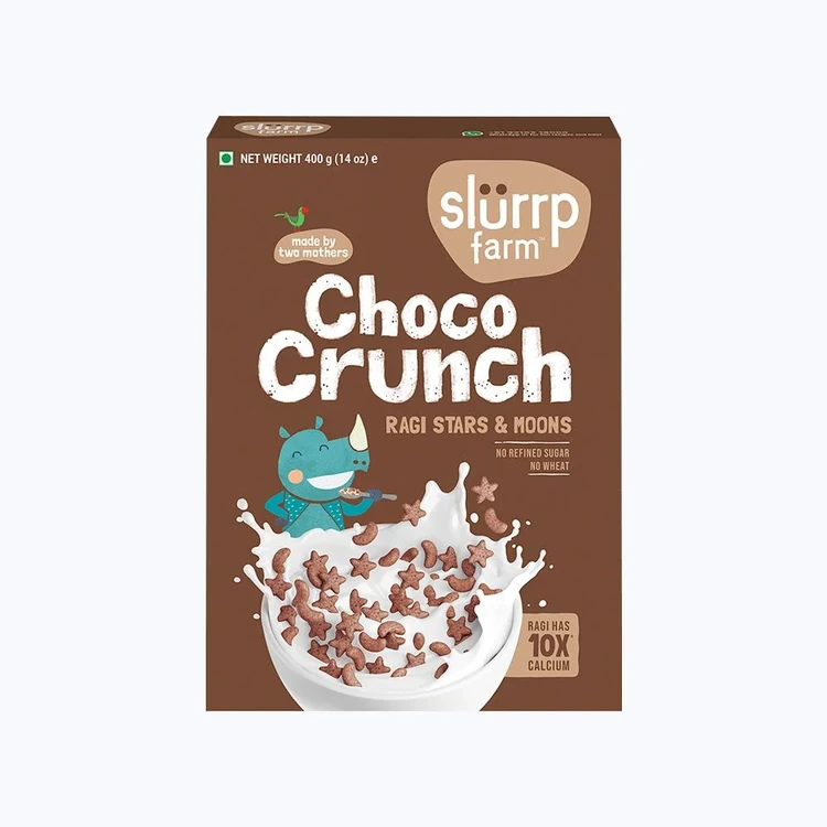 Slurrp Farm Choco Crunch Breakfast Cereal for Kids