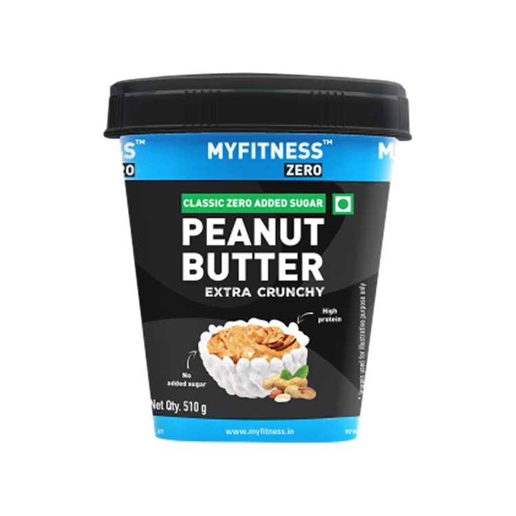 MyFitness Zero Added Sugar Crunchy Peanut Butter