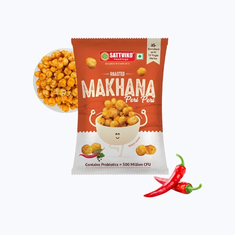 Sattviko Peri Peri Roasted Flavoured Makhana