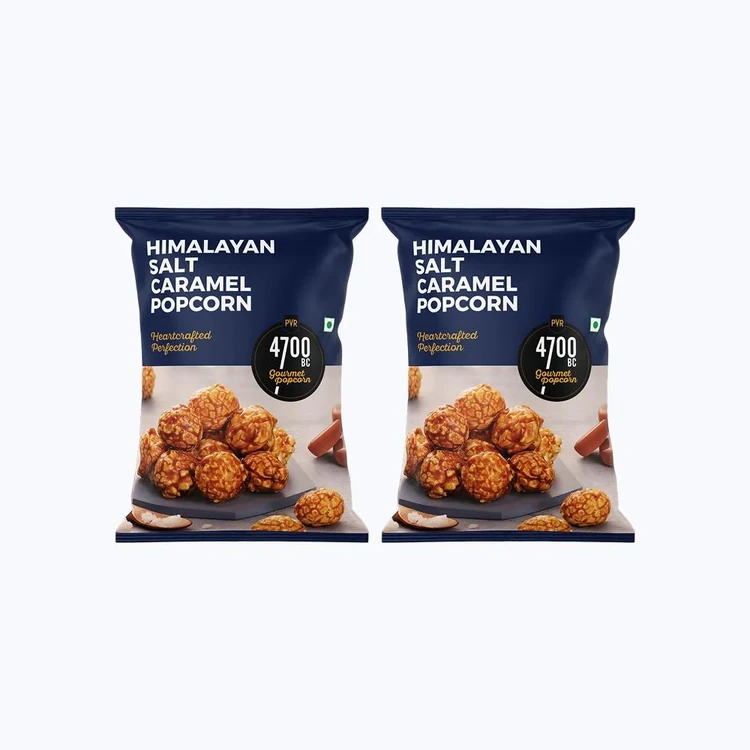 4700BC Himalayan Salt Caramel Popcorn, Gourmet - Pack of 3