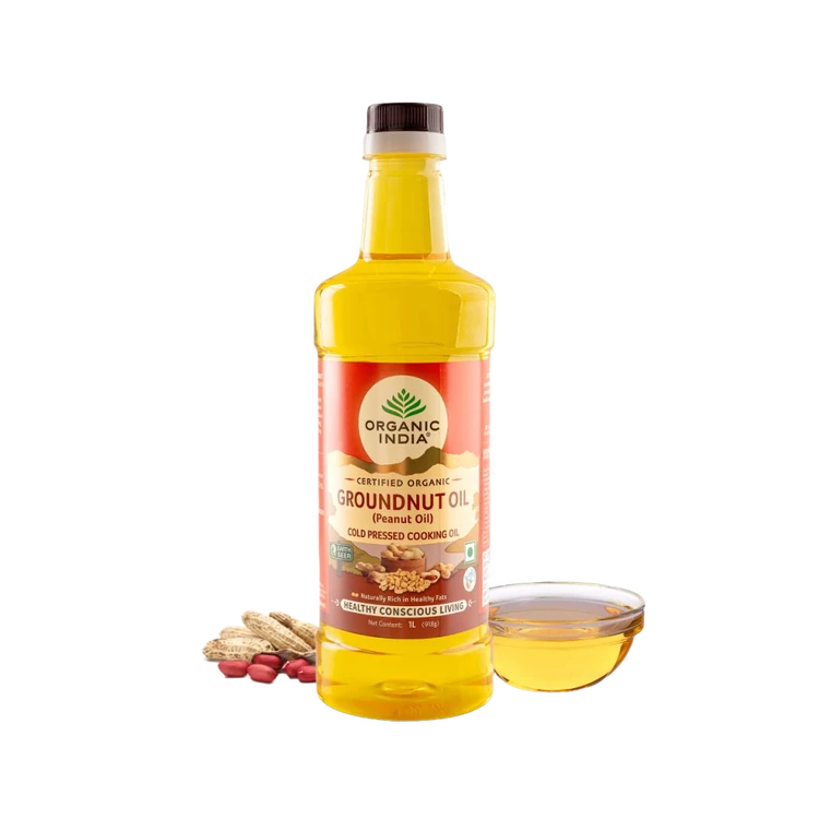 Organic India Cold Pressed Groundnut Oil