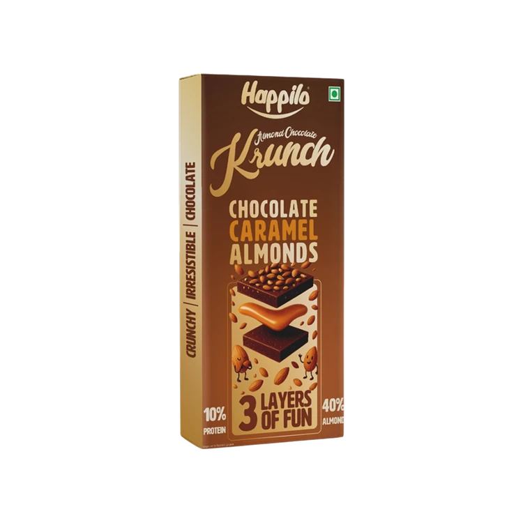 Happilo Premium Almond Krunch Chocolate