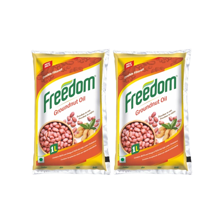 Freedom Groundnut Oil - Pack of 2 (Kadale Enne)
