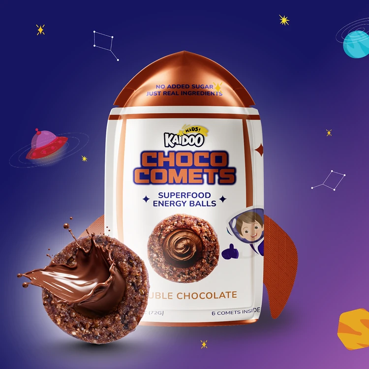 Kids Protein Ball - Double Chocolate Choco Comets by Kaidoo