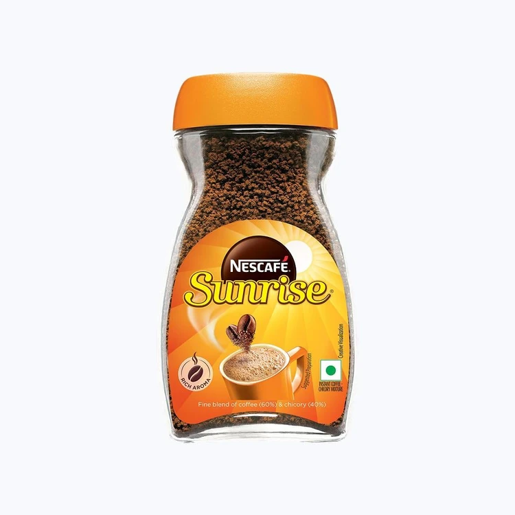 Nescafe Sunrise Instant Coffee Powder - Rich Aroma, Coffee-Chicory Mix