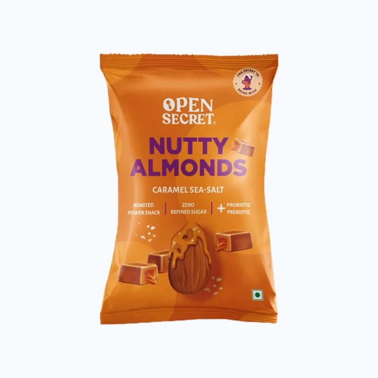 Open Secret Caramel Sea Salt Flavoured Almonds (Badami)