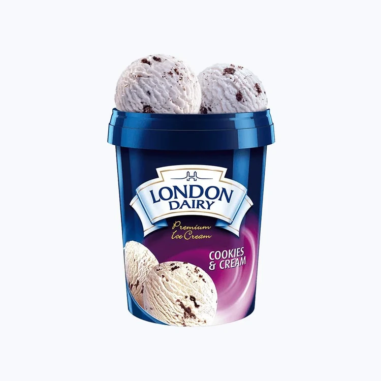 London Dairy Cookies & Cream Ice Cream Tub