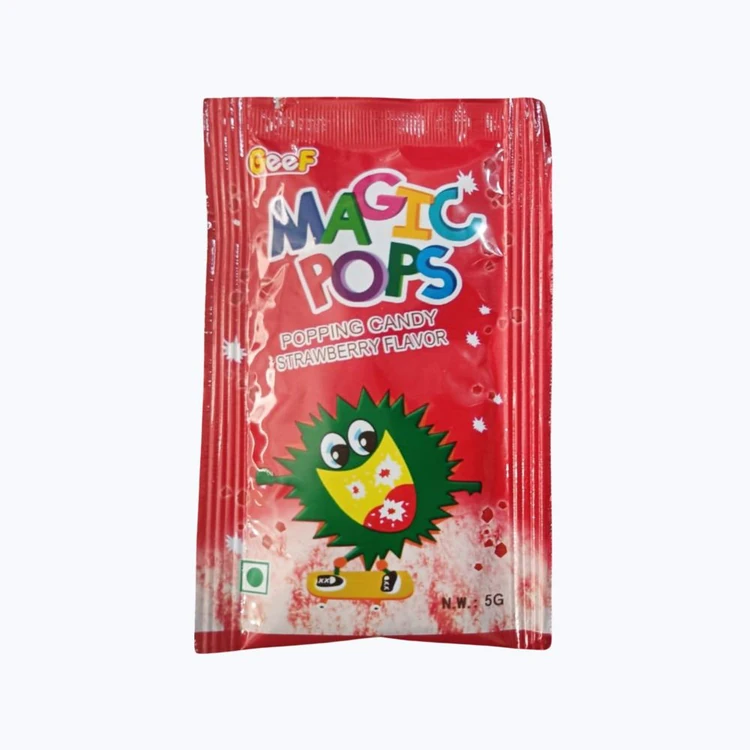 Magic Pops Popping Candy - Strawberry Flavour