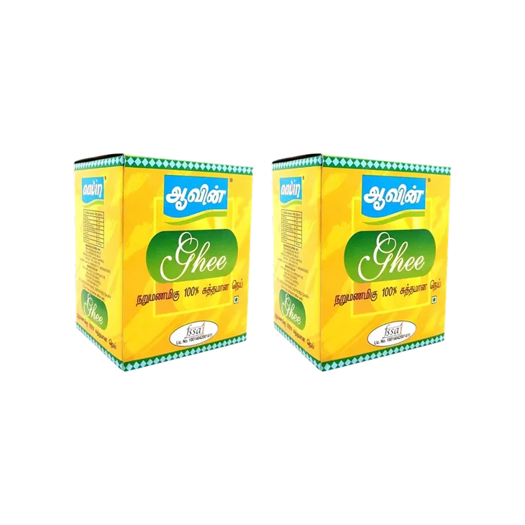 Aavin Cow Ghee - Pack of 2 (Hasuvina Tuppa)
