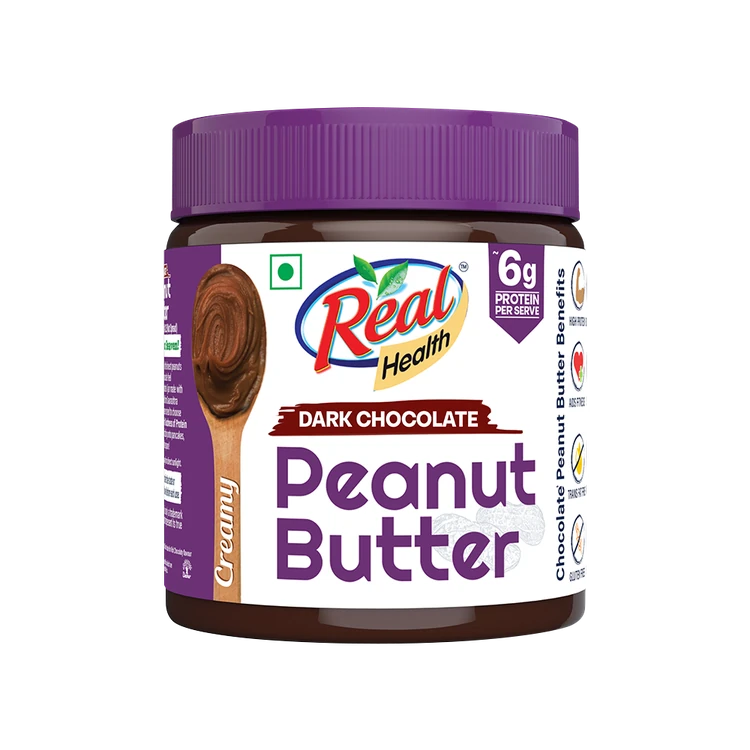 Real Health Dark Chocolate Creamy Peanut Butter