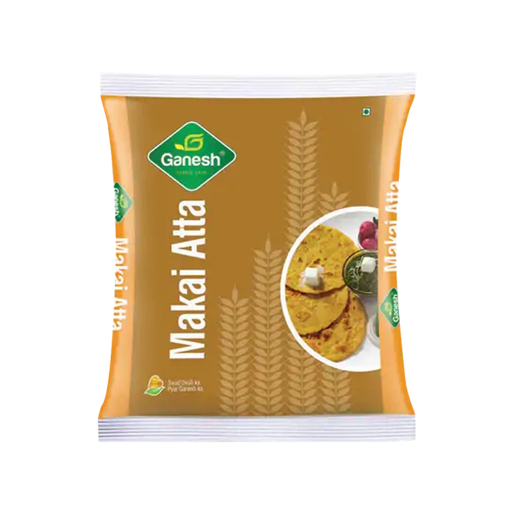 Ganesh Whole Wheat Makki Atta (Maize Flour) (Mekke Jola Hittu)