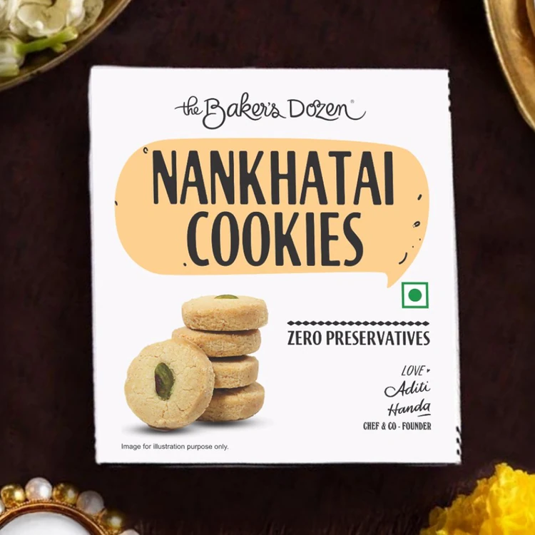 The Baker's Dozen Nankhatai Ghee Cookies Cookies