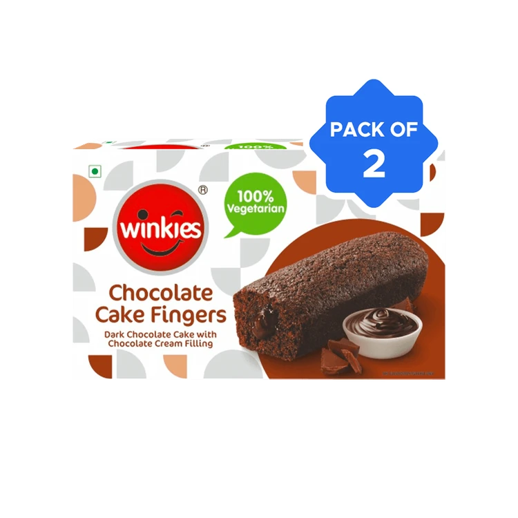 Winkies Novo Chocolate Filled Cake - Pack of 2