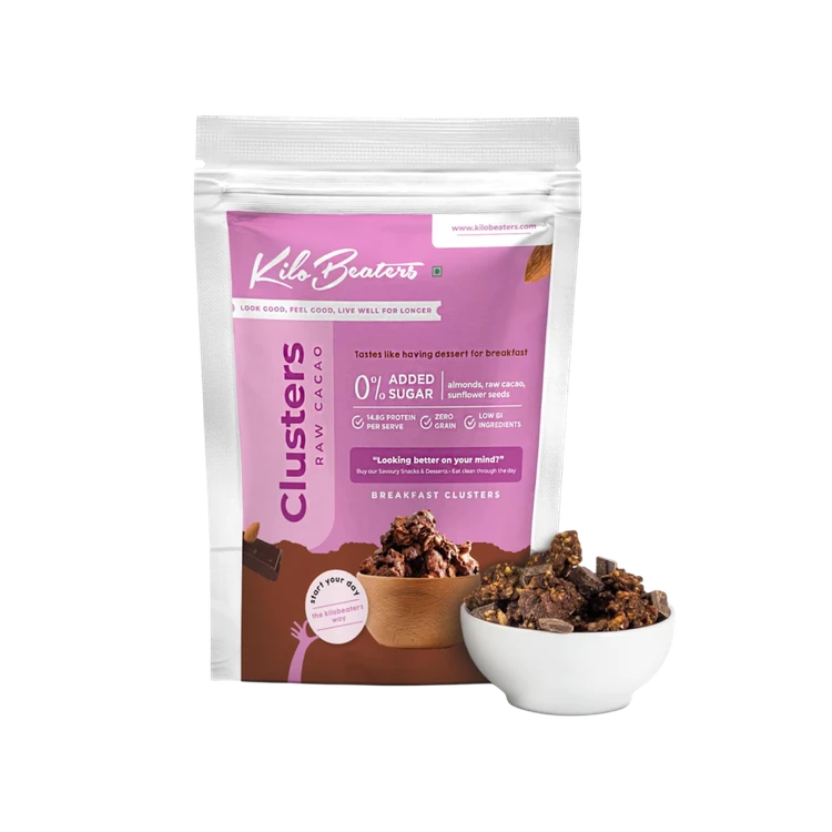 Kilobeaters Clusters Raw Cacao Muesli