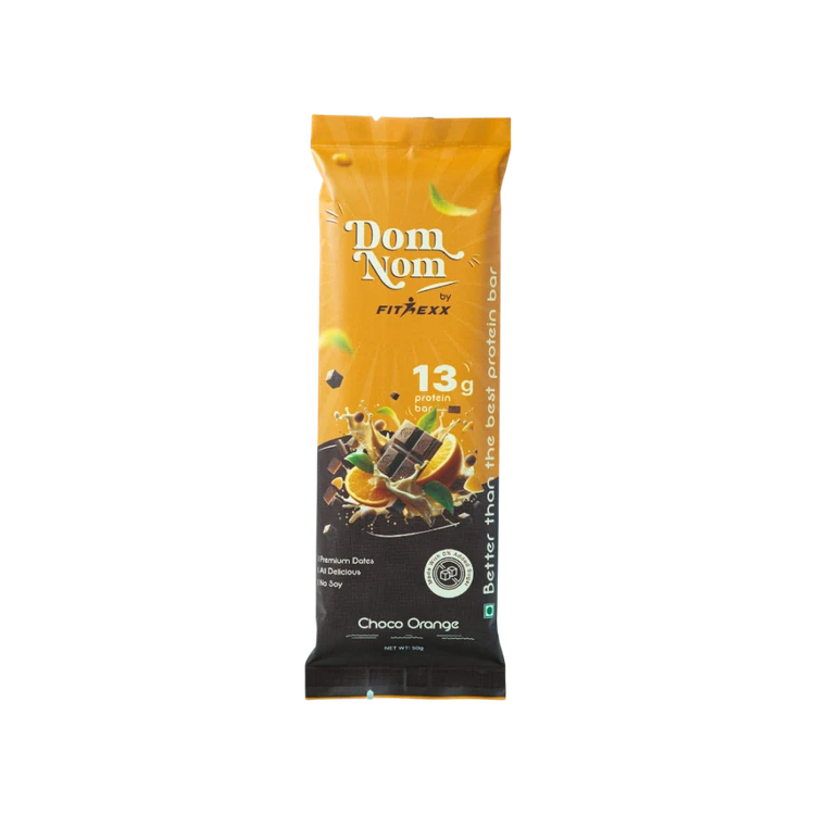 Domnom Protein Bar (Choco Orange)