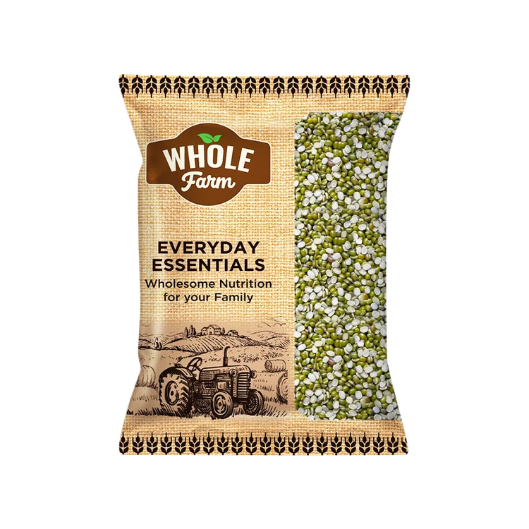 Whole Farm Premium Moong Dal (Chilka) (Hesaru Kalu)
