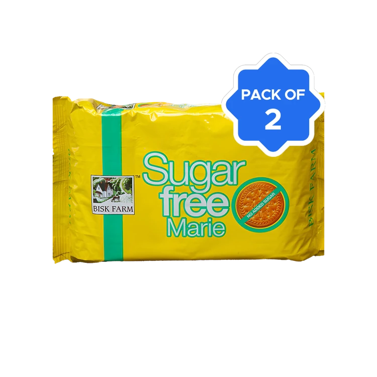 Bisk Farm Sugar Free Marie Biscuits - Pack of 2