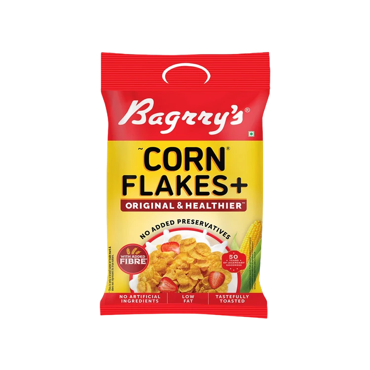 Bagrry's Corn Flakes Plus Original & Healthier (with Fibre Power)