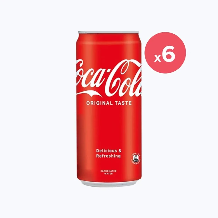 Coca-Cola Cola Soft Drink (300 ml) - Pack of 6