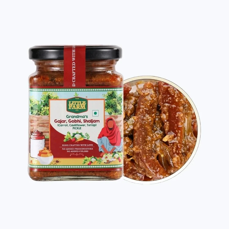 The Little Farm Co. Mixed Gobhi Gajar Shalgum Pickle