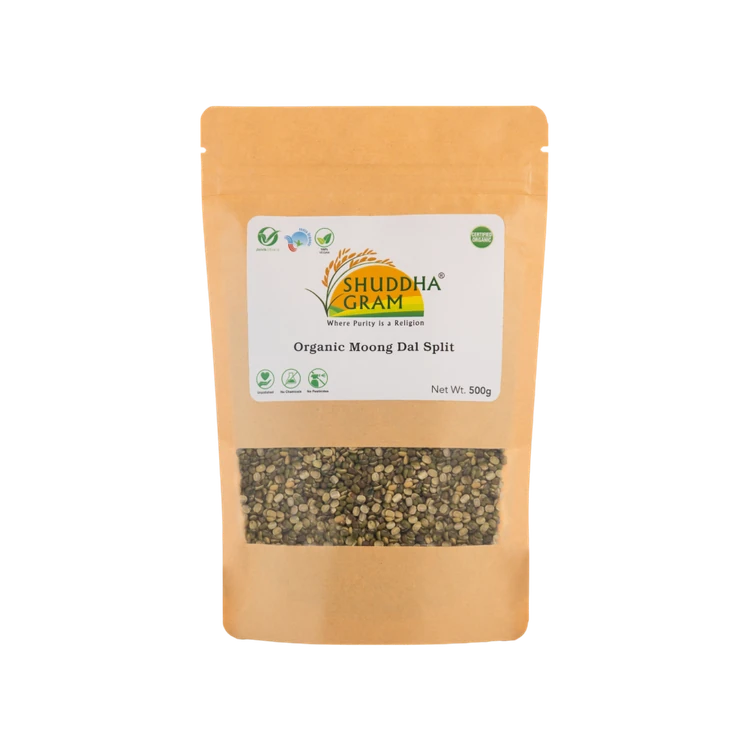 Shuddha Gram Organic Moong Dal (Dhuli)