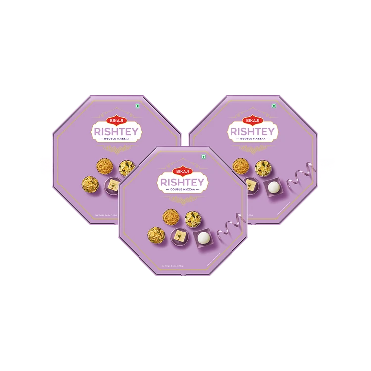 Bikaji Rishtey Double Mazzaa Gift Pack - Pack of 3