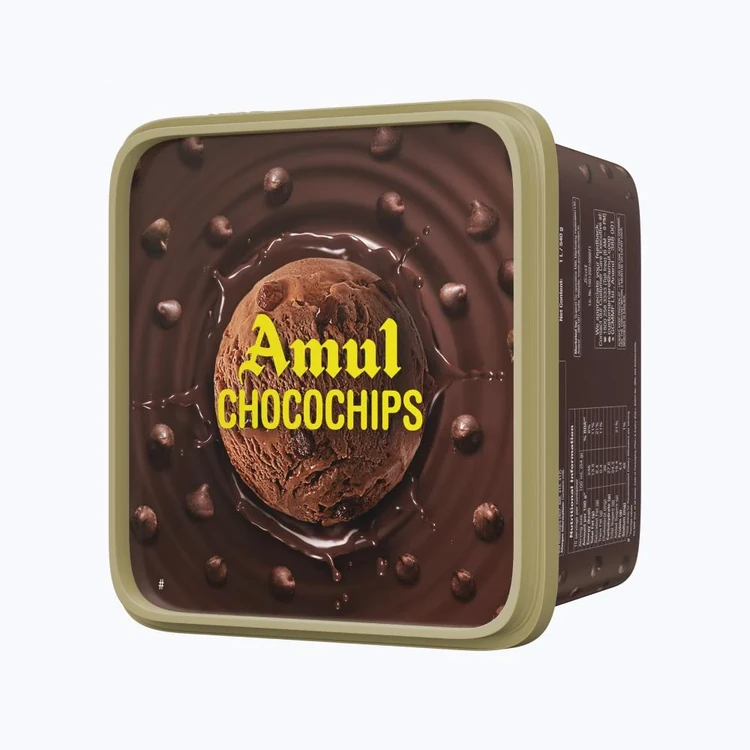 Amul Choco Chips Ice Cream Tub