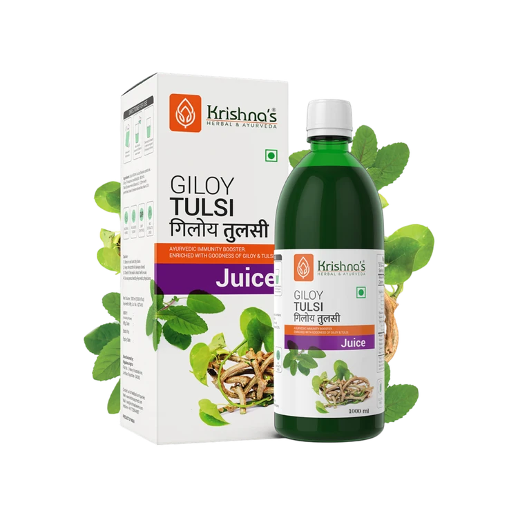 Krishna's Herbal & Ayurveda Giloy Tulsi Herbal Juice