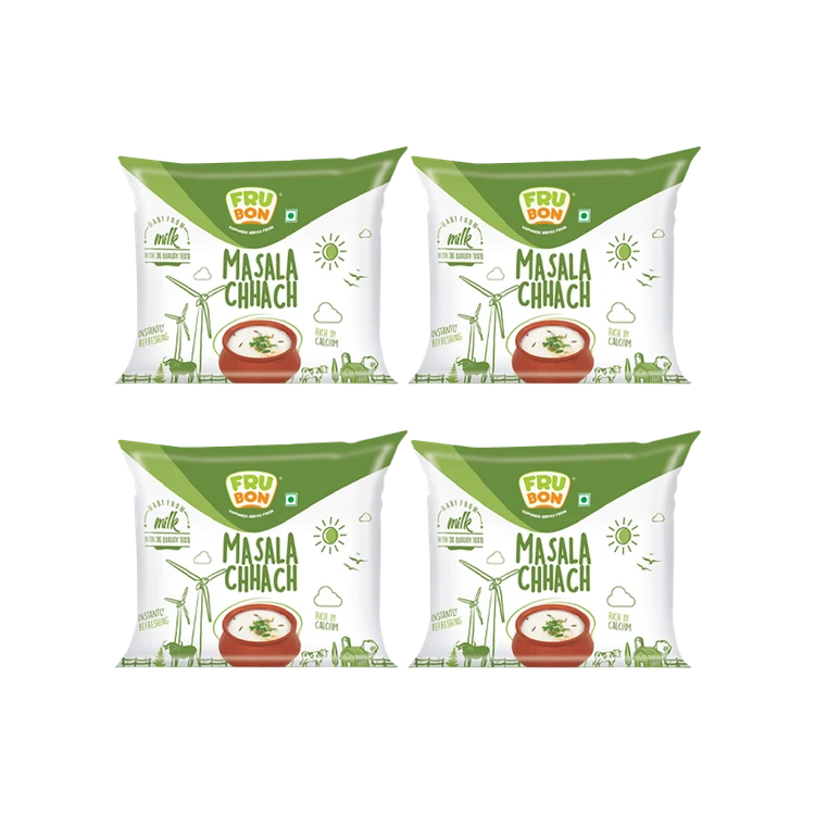 FruBon Masala Salted Buttermilk - Pack of 4