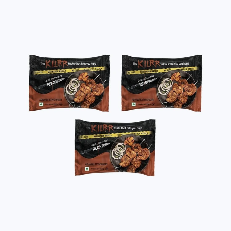 KILRR Achaari Atyachaari Marination Chicken Masala - Pack of 3