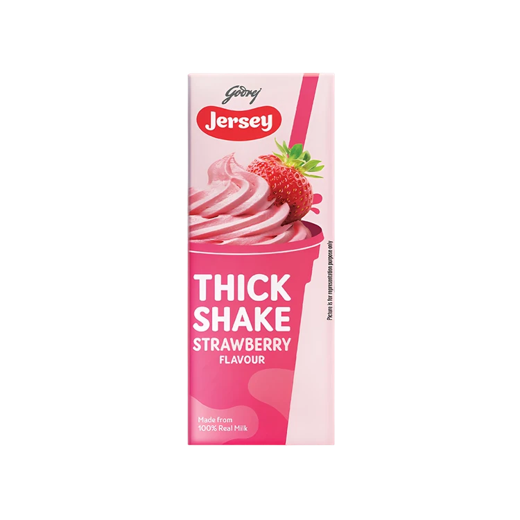 Godrej Jersey Thick Strawberry Milkshake