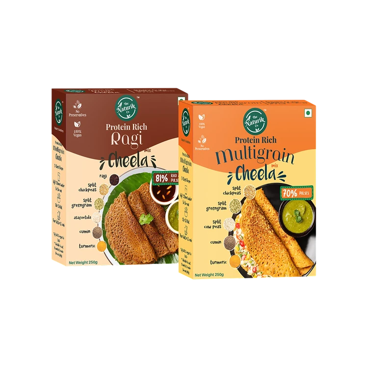 THE NATURIK CO Protein Rich Ragi & Multigrain Cheela Batter