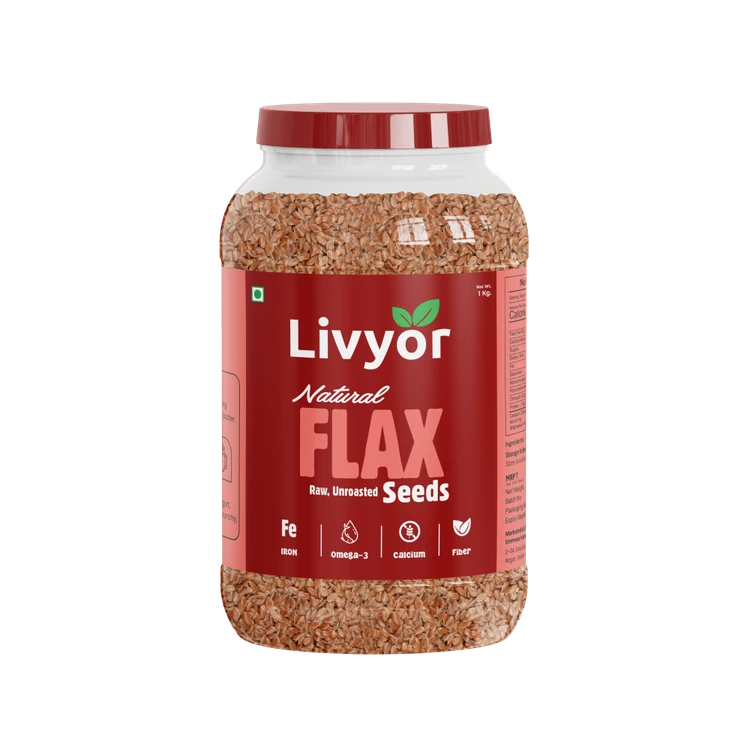 Livyor Natural Flax Seeds