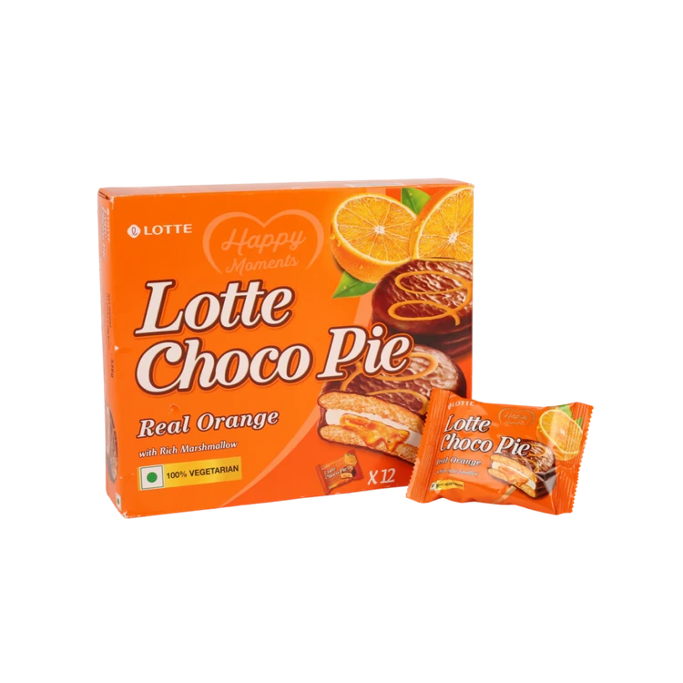 Lotte Choco Pie (Real Orange)