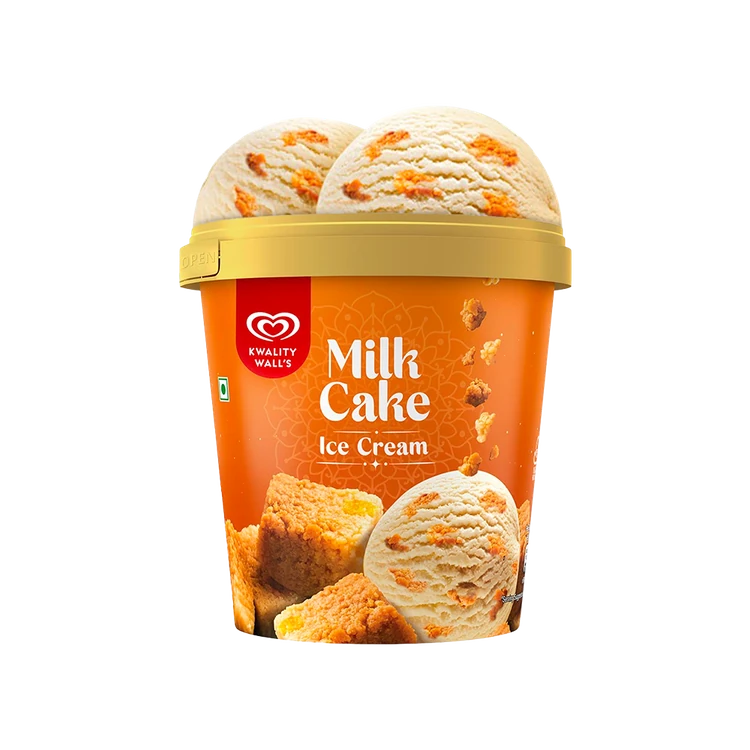 Kwality Walls Milk Cake Ice Cream Tub