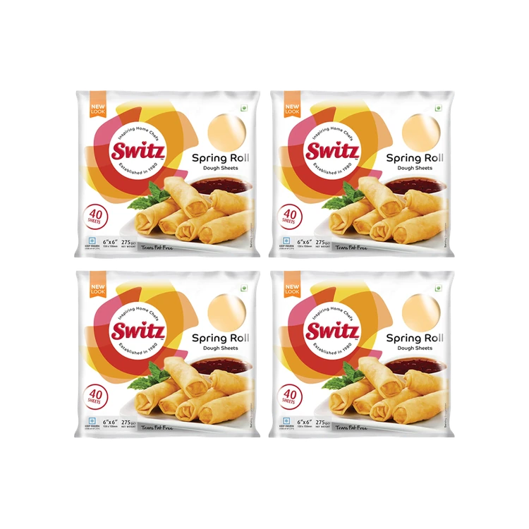 Switz Spring Roll Dough Sheets (Frozen) - Pack of 4