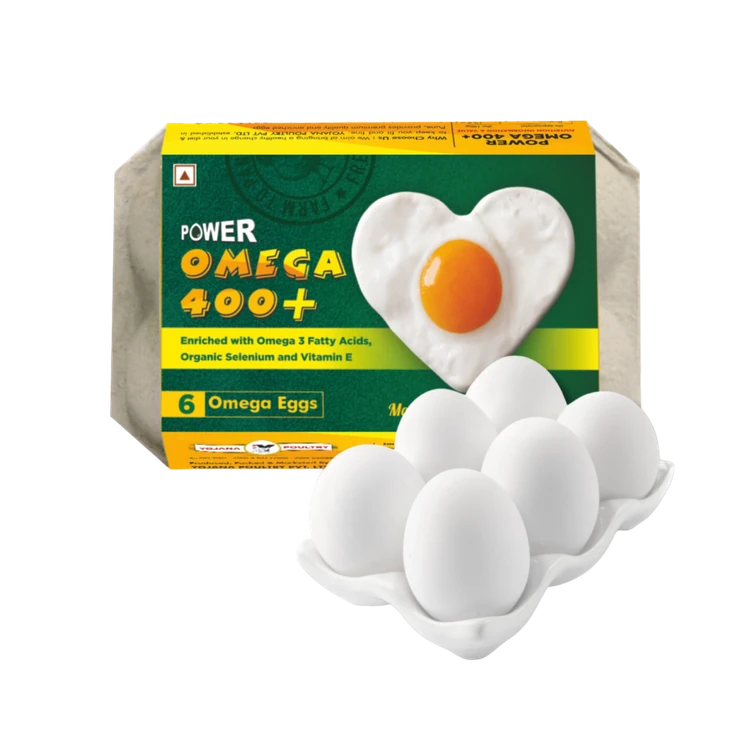 Yojana Poultry Omega 400 + Fresh Speciality Eggs