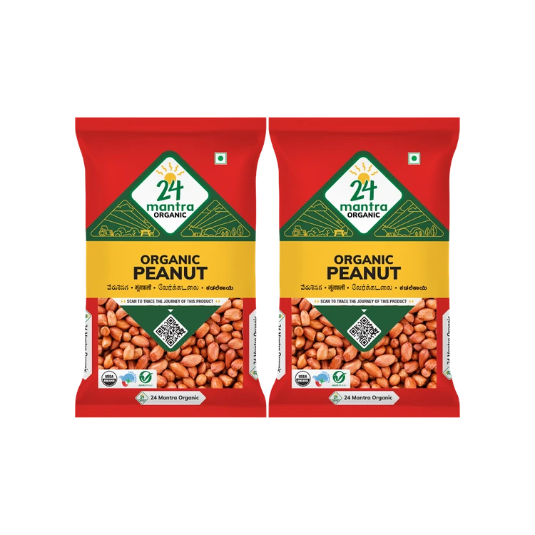 24 Mantra Organic Peanuts - Pack of 2