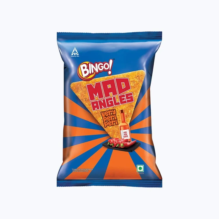 Bingo Mad Angles Very Peri Peri Crisps
