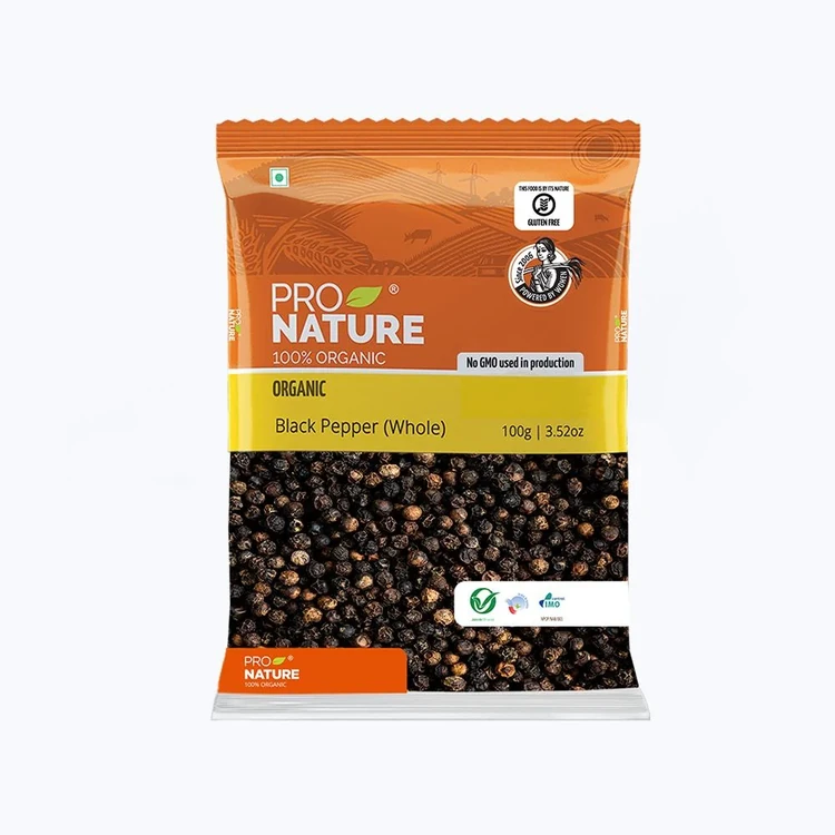 Pro Nature Organic Black Pepper (Whole)