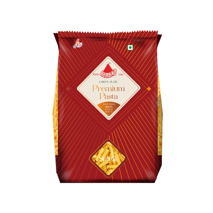 Bambino Premium Spirali 100% Durum Wheat Domestic Pasta