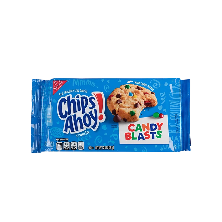 Nabisco Candy Blast Choc Chip Cookies