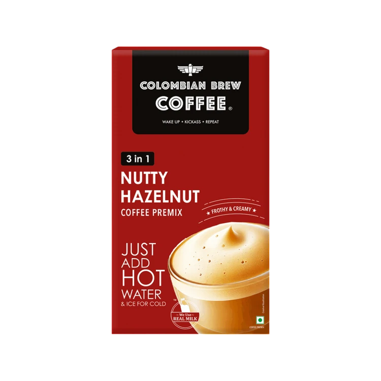 Colombian Brew Coffee Hazelnut Coffee Premix