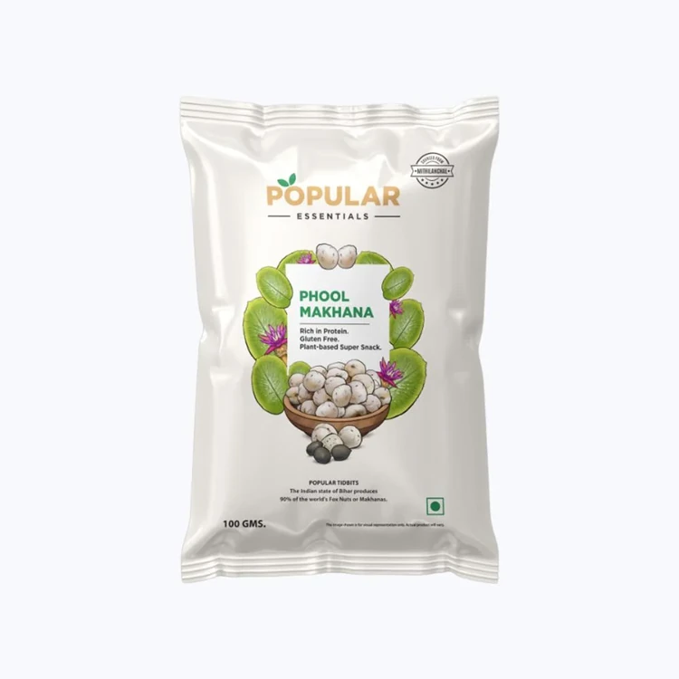 Popular Essentials Phool Makhana (Big Size) (Kamalakatte)