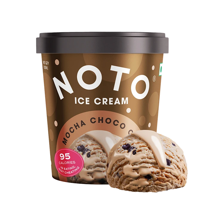 Noto Mocha Choco Chip Low Calories Ice Cream Cup