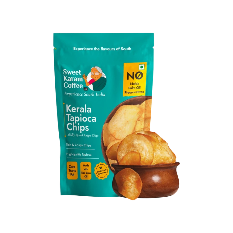Sweet Karam Coffee Tapioca Chips - No Palm Oil