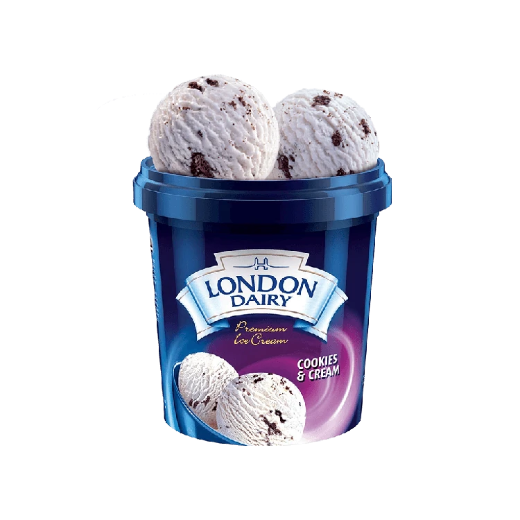 London Dairy Cookies & Cream Ice Cream Cup
